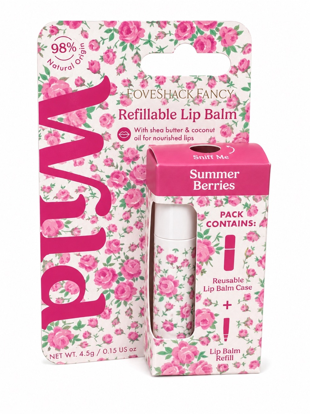 POPULAR LoveShackFancy Refillable Lip Balm - Summer Berries - Pink